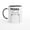 Black, variant on Moin Hamburg Cat Mug Northern Germany Greeting, Funny Office Coffee Cup, Gift for Colleagues