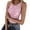 Tank tops for women summer-Pink, variant on Homenesgenics Camisoles for Women Summer Sequined Round Neck Sleeveless Party Tank Tops White S