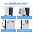 thumbnail image 4 of Cooling Fan for PS5 Slim with Plate Cover Adjustable Heatsink RGB LED Lights and 2 USB HUB Accessories, 4 of 7