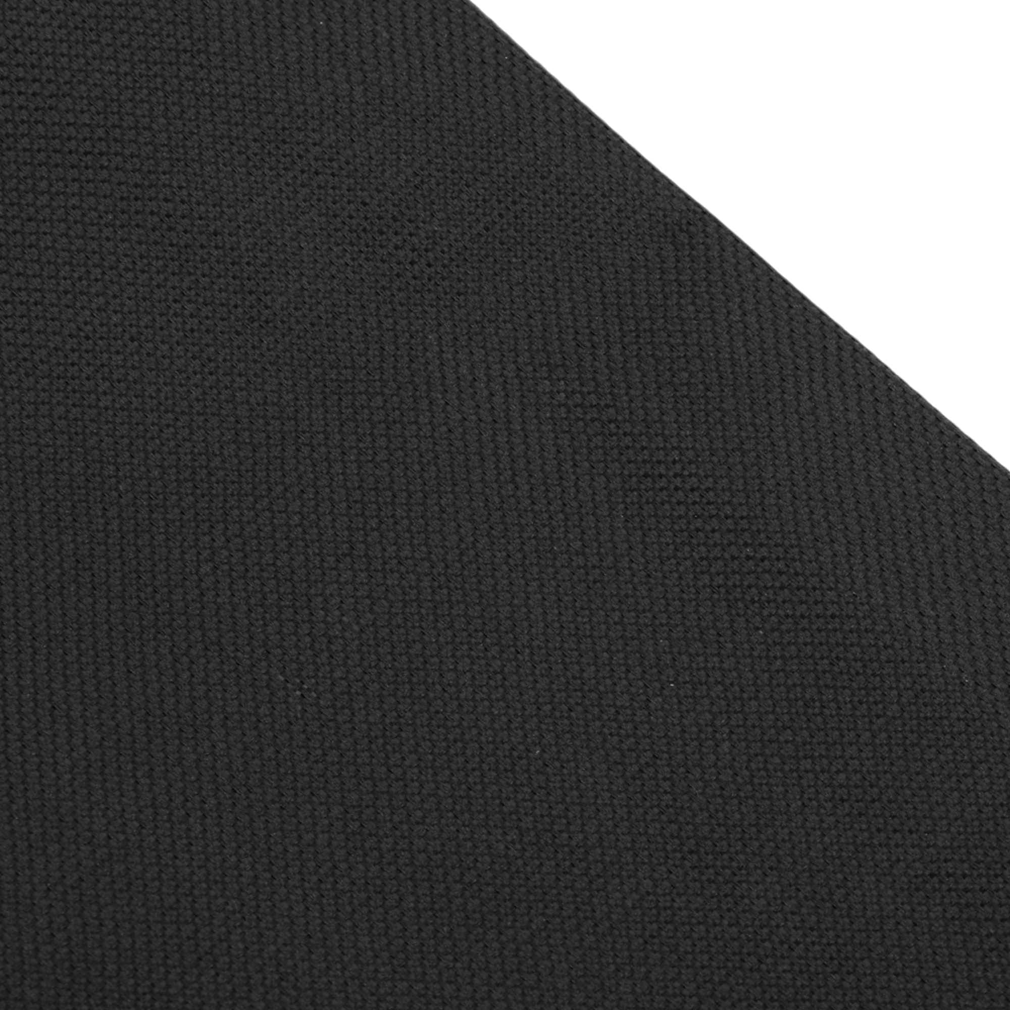 Unique Bargains Pencil Case Canvas Large Capacity Stationery Pen Bag for Office Black