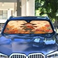 thumbnail image 2 of Iauyy Foldable Windshield Sun Shade for Cars, Interior Sun Protection for car UV Protection for Sedan/SUV/Truck, (S/M/L) Little Scarecrow Station, 2 of 8