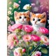 thumbnail image 1 of Skull Flower Diamond Painting Kits For Adults, Diy Full Round Drill 5d Full Drill Crystal Rhinestone Diamond Art Kits,diamond Dots Gem Art Craft Home, 1 of 4