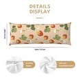 thumbnail image 3 of Naloa Floral Strawberr Body Pillow Cover, Pillowcases with Hidden Zipper Breathable Long Pillow Case (Pillows are not included,20x54 inch), 3 of 7