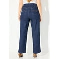 thumbnail image 2 of Catherines Women's Plus Size Petite Right Fit Curvy Wide Leg Jean, 2 of 4