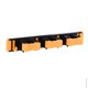 thumbnail image 1 of Montado en la pared, soporte de almacenamiento para fregonas, estante organizador de baño de cocina, 3, negro Feliz Sencillez, 1 of 5