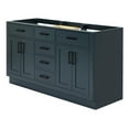 thumbnail image 5 of Ariel Hepburn 60 In. Double Sink Base Cabinet In Midnight Blue, 5 of 10