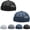 Black+blue, variant on Men's Breathable Brimless Hat for Summer Outdoor Wear, Adjustable Lightweight