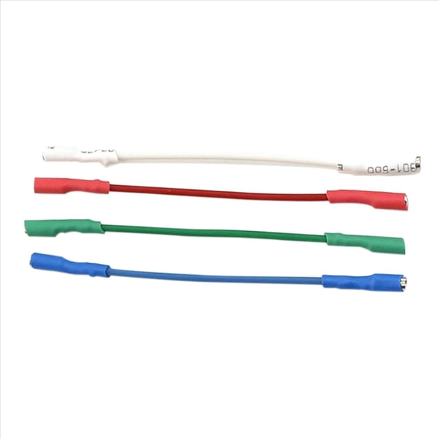 Turntable Phonograph Lead Headshell Stereo Record Player Headshell Wires 12Pcs for Record Player Replacement