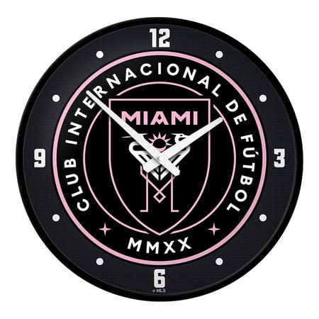 Inter Miami CF 17.5 Modern Disc Wall Clock