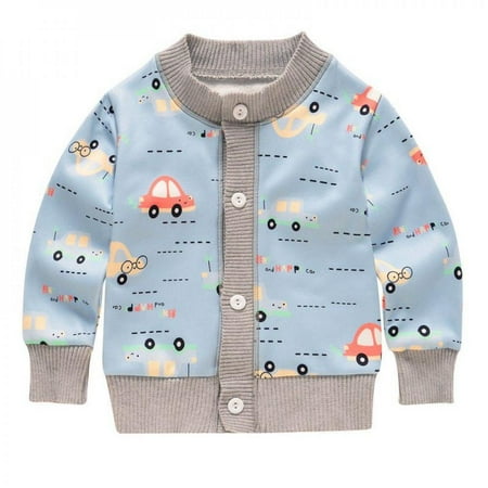 

Oaktree Baby Cartoon Cardigan Knitted Cardigan With Long Sleeves