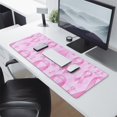 thumbnail image 2 of Long Mouse Pads for Desk,Pink Breast Cancer Desk Mats on Top Of Desks, Desk Mouse Pad Extra Large with 3mm Non-Slip Base and Stitched Edge for Gaming,Office,Work,Home 31.5x11.8in, 2 of 5