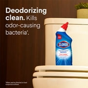 Clorox Toilet Bowl Cleaner w/Bleach, Rain Clean, 24 fl oz, 2 Pack