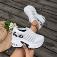 thumbnail image 6 of Willtoo Orthopedic Shoes for Women Wedge Platform Sneakers, Breathable Knit Mesh Lace‑Up Arch Support Walking Shoes, Non Slip Thick Sole Casual Fashion Sneakers, 6 of 6