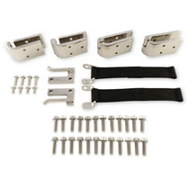 Scott Drake C6TZ-9722800-SK Removable Stainless Steel Door Hinge Kit