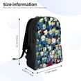 thumbnail image 4 of Alien Invader Zim Gir Backpack Lightweight Unisex Basic Daypack Bookbag Laptop Satchel Rucksack For Travel School Office Daily, 4 of 8