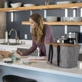 thumbnail image 4 of Bolsa de mano CleverMade plegable LUXE Heather Gris/Black 30L, 4 of 5