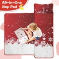 thumbnail image 4 of Red Christmas Snowflake Pattern Toddler Nap Mats for Kids Preschool,59"x22" Sleeping Mat Bag or Kids,Toddler Sleeping Bag,Toddler Nap Mat or Daycare, 4 of 6