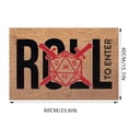 thumbnail image 3 of Clearance Sales Dice Funny Entrance Floor Mat Non-Slip Floor Entryway Rug Natural, Indoor Outdoor, Low Profile, Durable Rugs Spring Summer Indoor Home Decor Front Door Mats 16x24IN, 3 of 7