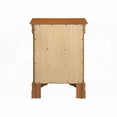 thumbnail image 3 of Classic Solid Oak Nightstand with 3 Drawers – No Assembly, 3 of 8