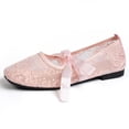thumbnail image 5 of Lenago Fashion Ballet Shoes for Women Comfortable Pointy Toe Flats Mesh Casual Shoes for Women Slip on Shoes Summer Fall Trendy Office Shoes Pink US9.5, 5 of 7