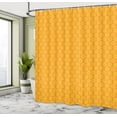 thumbnail image 4 of Ambesonne Flowers Shower Curtain, Warm Tone Blossoms Season, 69"Wx84"L, Dark Orange and Yellow, 4 of 4