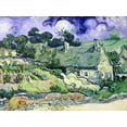 thumbnail image 2 of Art.com Thatched Cottages at Cordeville, Auvers-Sur-Oise, c.1890 Giclee Print by Vincent van Gogh, 32" x 24", 2 of 4