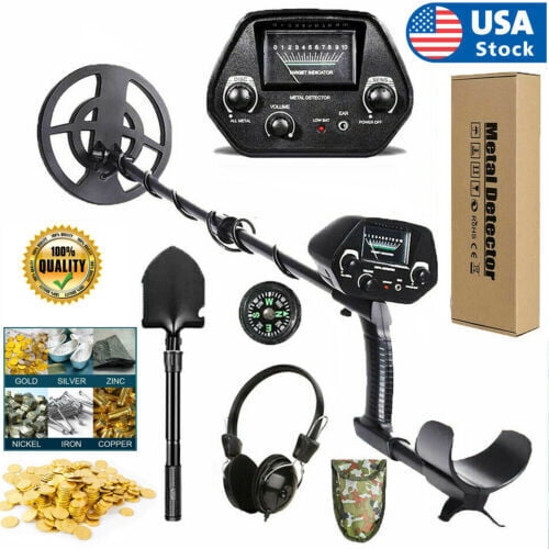 LineYDI Metal Detector LCD-Display Deep Ground Gold Finder w/ Waterproof Coil
