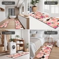 thumbnail image 5 of Pink Beagle and Flower Kitchen Rugs Sets Of 3,Kitchen Runner Rugs Non Skid Washable,Decorative Kitchen Floor Mats for Kitchen,Sink,Laundry,17"x30"+ 17"x47" + 17"x59", 5 of 6