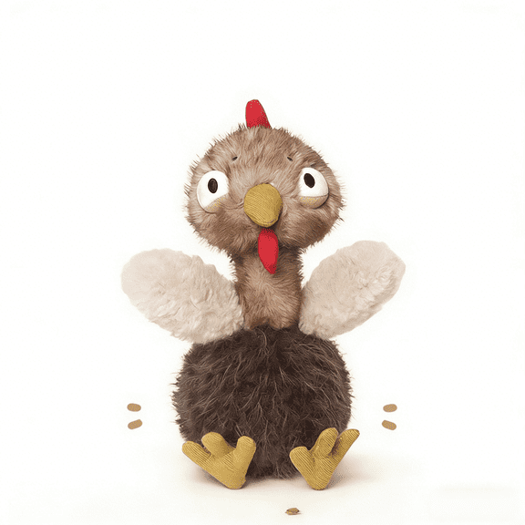 Creative Cartoon Rooster Stuffed Animal 11 '' Soft Chicken Plush Toy Cute Easter Turkey Decor Gift