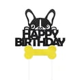 thumbnail image 1 of fastboy Happy Birthday Dog Pet Cake Plaque, 1 of 9
