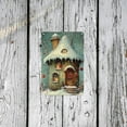 thumbnail image 5 of Iron 1pc Vintage Christmas Cottage Metal Tin Sign_ 8x12 Inch Festive Holiday Wall Art_ Rustic Iron Plate Decor for Home_ Bedroom_ Office_ Study_ Restaurant_ Bar_ Cafe_ School_ Library, 5 of 8