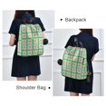 thumbnail image 6 of FORMRS Women's Travel Backpack Purse Anti-Theft Hidden Pockets Casual Shoulder Bag, Green Blossom Mosaic, 6 of 7