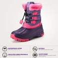 thumbnail image 3 of Weestep Toddler Kids Waterproof Snow Winter Boots for Girls and Boys, 3 of 10