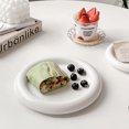 thumbnail image 3 of Plato de ensalada, vajilla de cerámica, plato de aperitivos de cerámica, bandeja para joyas, plato para accesorios de fotos, 3 of 7