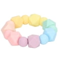thumbnail image 2 of Silicone Baby Teether, Discomfort Relief Bracelet Shape Easy To Grip Beaded Teether Ring Safe To Use For Hospital ANGGREK AG2012, 2 of 8