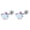 A10, variant on 1 Pair 4mm Multicolor Crystal Stud Earrings for Women Ear Bone Nail Cartilage-A11