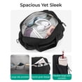 thumbnail image 3 of Bolsa de viaje BAGSMART para viajes o gimnasio para mujer, color negro, 3 of 9