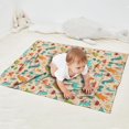 thumbnail image 2 of LightColor Dinosaurs Flowers Pattern Blanket,Comfortable Soft Lamb Wool Throw Blanket,All Season,Warm Lightweight Blankets for Sofa Bed Couch Living Room Chair,30"x40", 2 of 4
