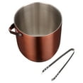 thumbnail image 6 of 3 Litre Ice Bucket Insulated Stainless Steel Double Wall with Lid and Ice Tongs,Copper, 6 of 6