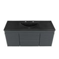 thumbnail image 6 of Render 48" Wall-Mount Bathroom Vanity-EEI-5801-CHA-BLK, 6 of 11