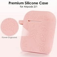 thumbnail image 4 of V-MORO Bluetooth Wireless Charging Headphones Case with Keychain, Pink, 1 Count, 4 of 8