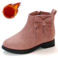 thumbnail image 5 of Dpytoraw Girls Shoes Fashion Solid Color Short Boots Non Breathable Women Boots Size 5-5.5 Years, 5 of 5