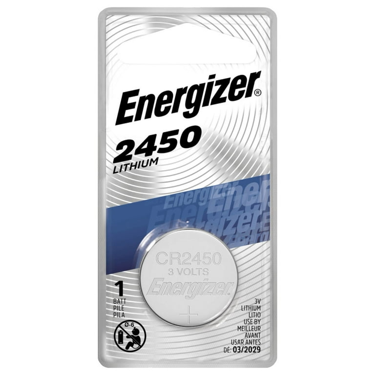 Energizer CR2450 ECR2450 CR 2450 3V Lithium Coin Cell Button Battery 