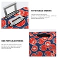 thumbnail image 5 of Xecao Hand Drawn Tomatoes print Elastic Luggage Cover, with double-sided print , is perfect for travel, business, and daily use, 5 of 9
