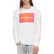 thumbnail image 1 of Camiseta Gráfica Calvin Klein de Manga Larga para Hombre Blanca Grande, 1 of 1