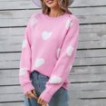 thumbnail image 2 of Sweatshirt for Women Perfect For Daily Wear or Loungewear! The Best Choice for Valentine's DayS Pink Valentine's Day Sweatshirt, 2 of 6