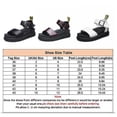 thumbnail image 3 of Women's Ankle Strap Summer Flat Sandals Chunky Platform Beach Shoe Size, 3 of 3