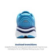 Brooks Men’s Ghost Max 2 Neutral Running & Walking Shoe - Bonnie Blue/Blue Ribbon/Yellow - 8 Medium