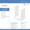 thumbnail image 7 of DreamLine SDLI34W720XTX09 Linea 34" W x 72" H Frameless Shower Screen in Satin Black, 7 of 7
