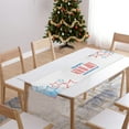 thumbnail image 5 of NSESSHome 4th of July Table Runner,Patriotic Stars Linen Tablecloth Memorial Day Decorations for Home Kitchen Dining Room Indoor Outdoor, Independence Day, Non-Slip Heat Resistance, 5 of 8
